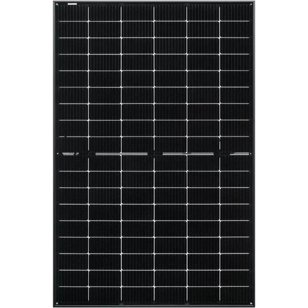 BAUER SOLAR PREMIUM PROTECT BS-445-108M10HBT-GG – Generacja N-TYPE M10 Glass Glass Bifacial Half-Cut Full Black – transparent